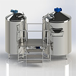 Minibrewery for 1000 l. per brew