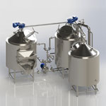Microbrewery for 300 l. per brew