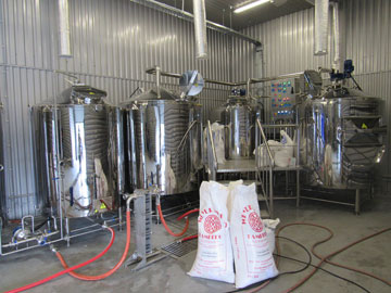3vessels 10HL brewhouse