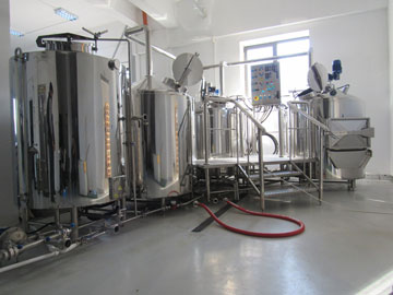 500 liters 4vessels brewhouse