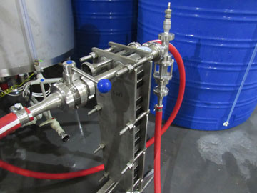 Innox wort heatexchanger